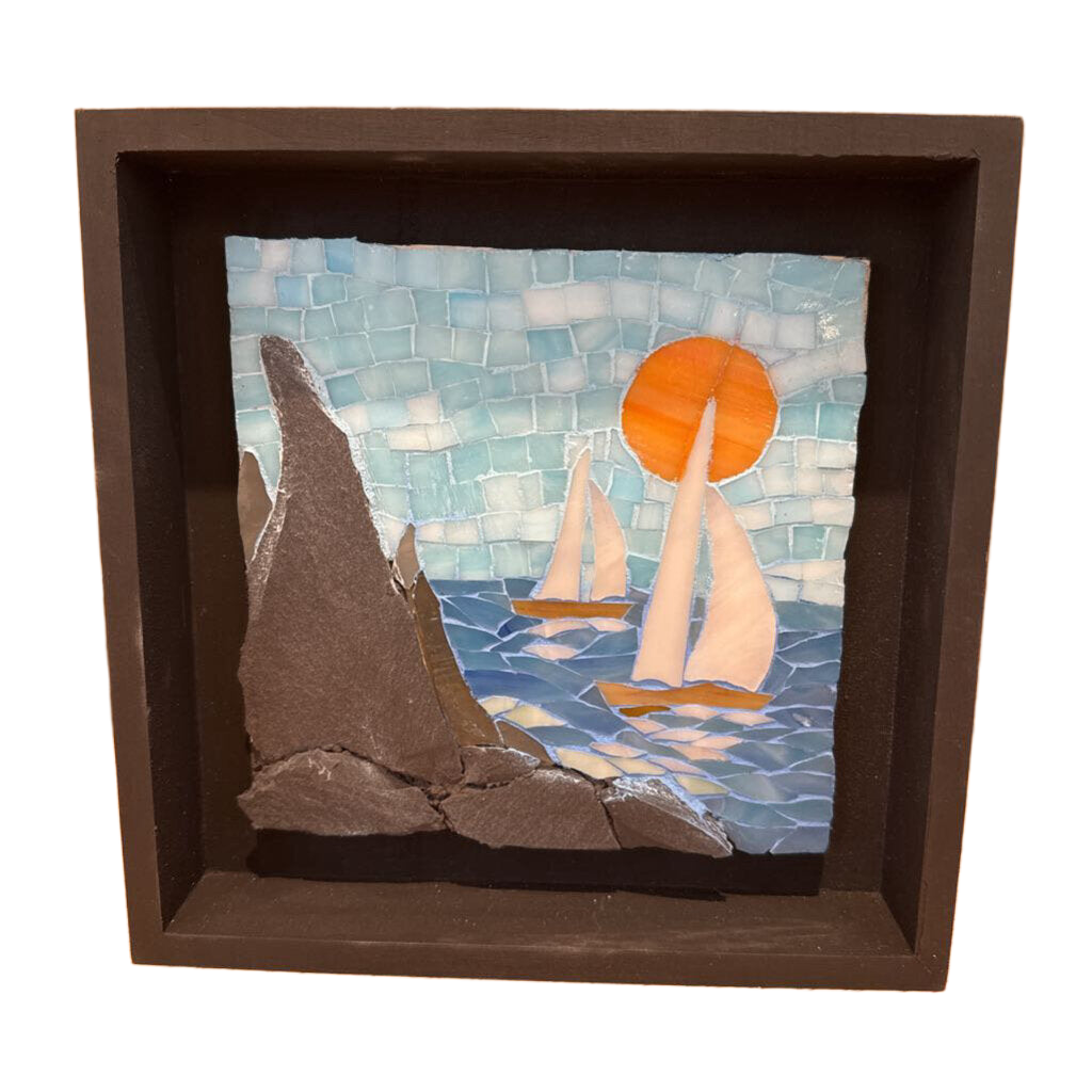 8x8 Sailboats Mosiac
