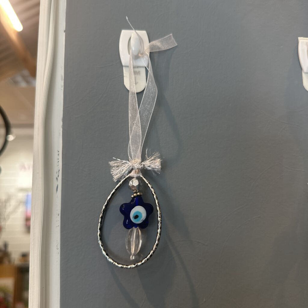 Evil Eye on Flower Ornament