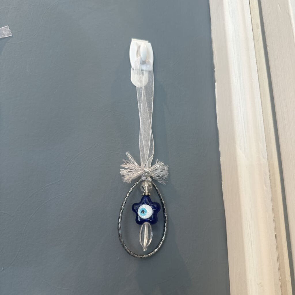 Evil Eye on Flower Ornament