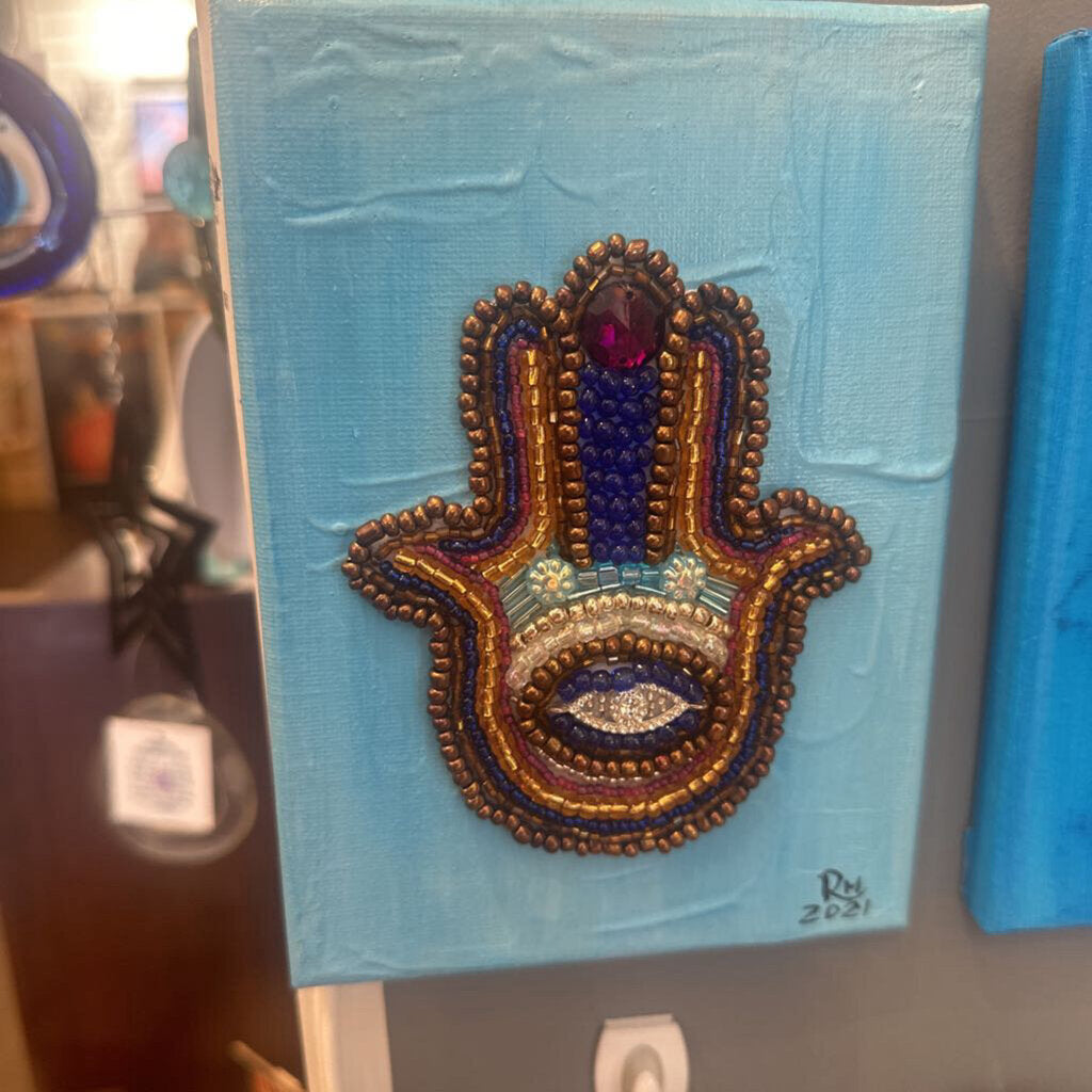 Beaded Hamsa
