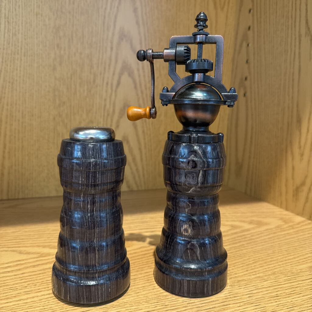 Charcoal Salt And Pepper Set
