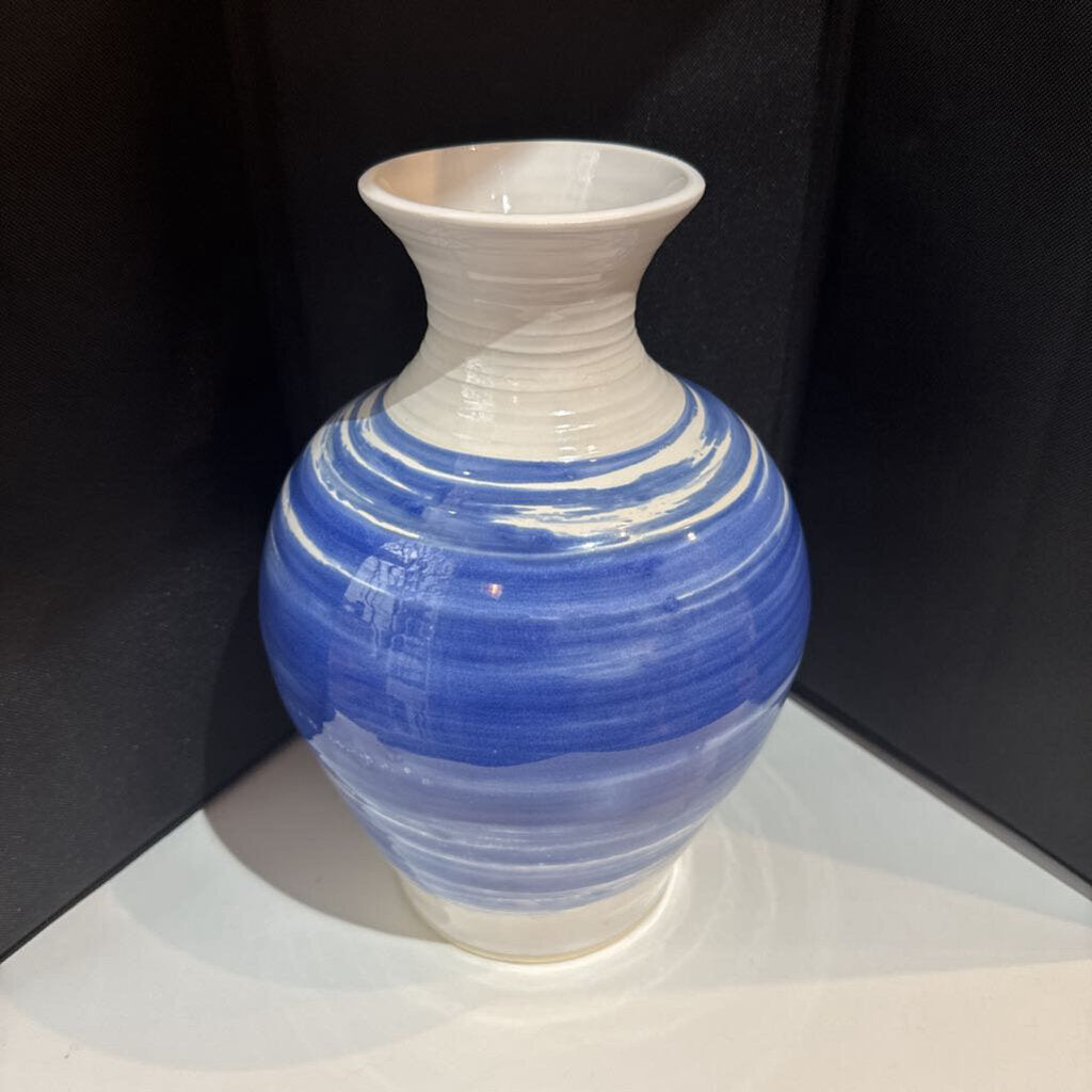Large Blue Vase