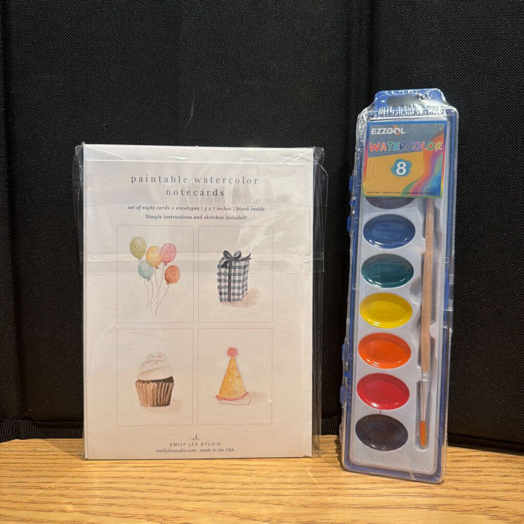 Celebrate Watercolor Notecard Set