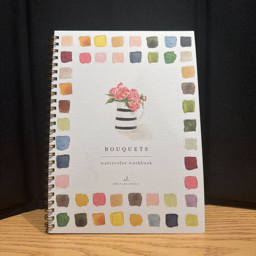 Bouquets Watercolor Book