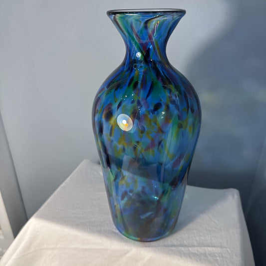 Blue Multi-Color Vase
