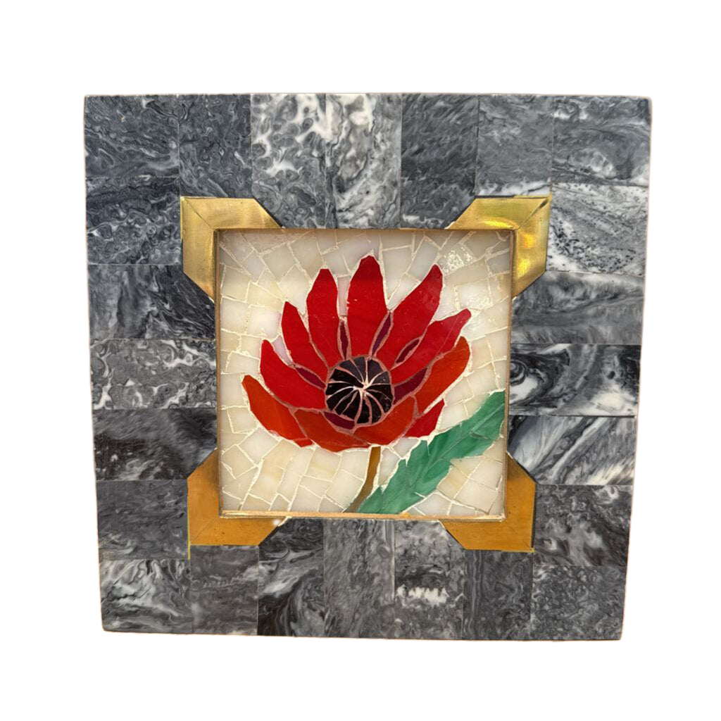 4x4 Poppy Mosiac