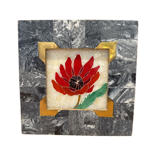 4x4 Poppy Mosiac