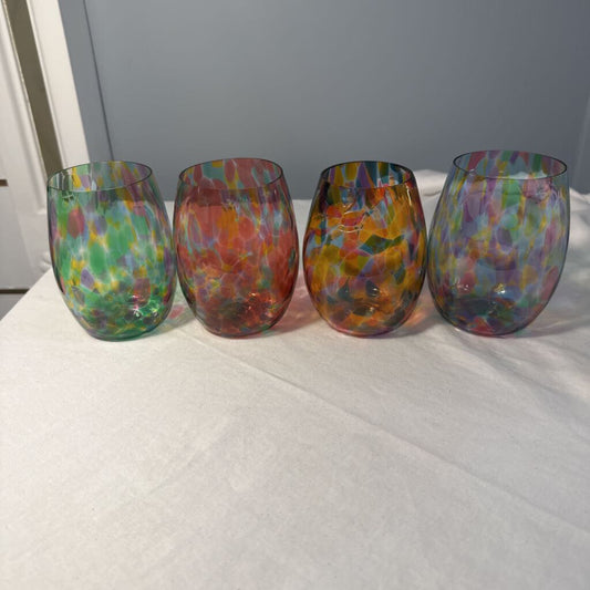 Stemless wine glass 40 each/2 for 75