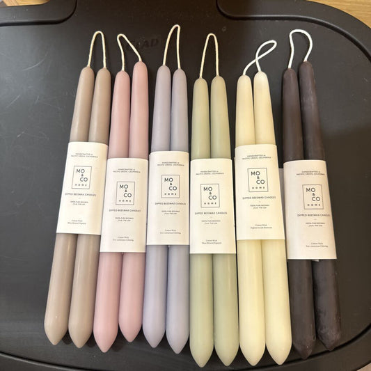 Beeswax candles - Mo&Co