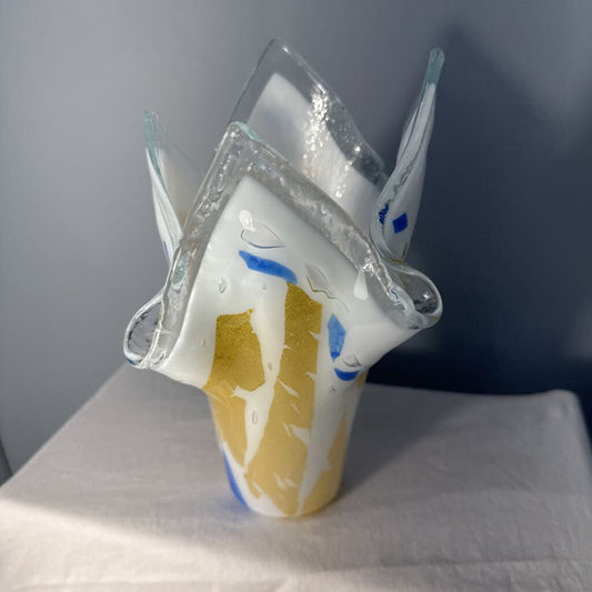 All That Glitters Handkerchief Vase