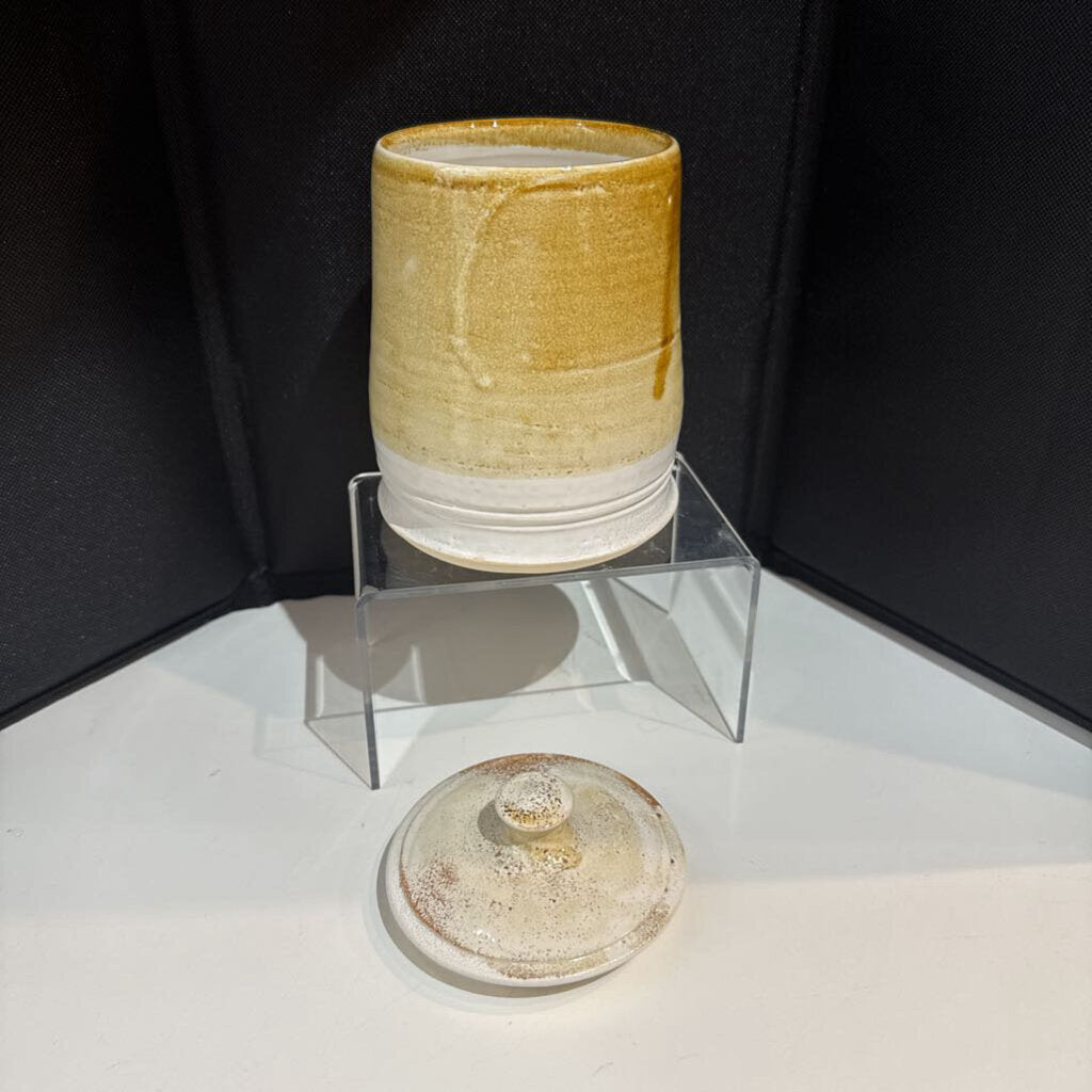 Glazed Pottery Covered Jar
