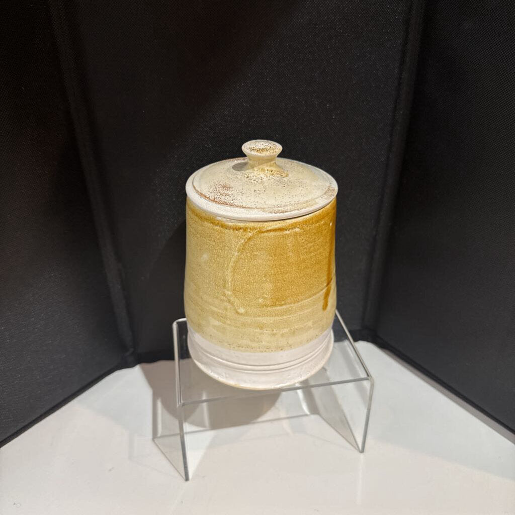 Glazed Pottery Covered Jar