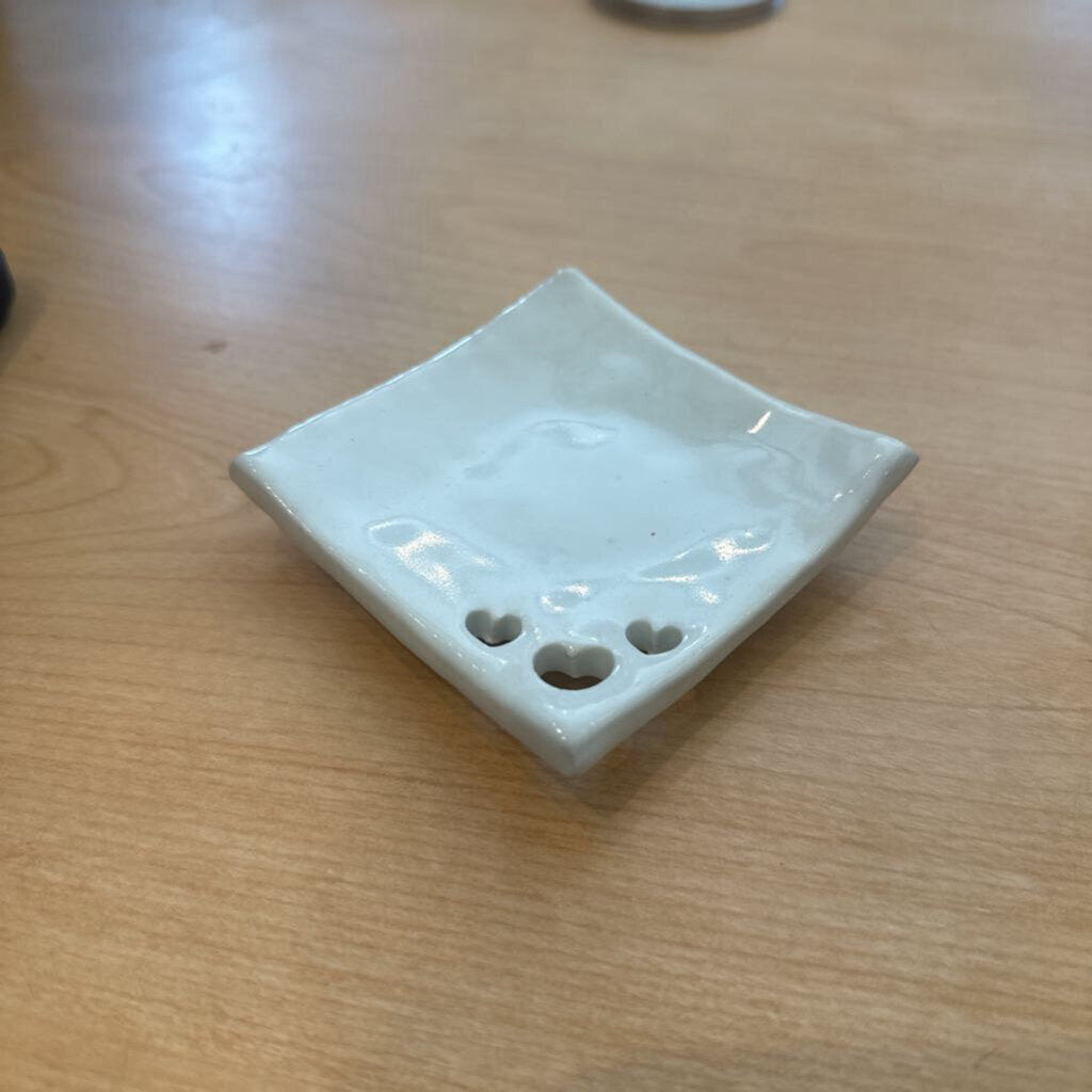 small heart square trinket