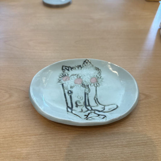 Cowboy Boot Trinket Dish