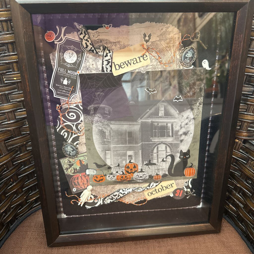 Halloween Mixed Media Collage