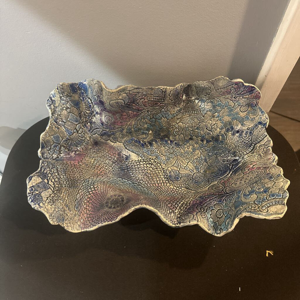 snakeskin platter