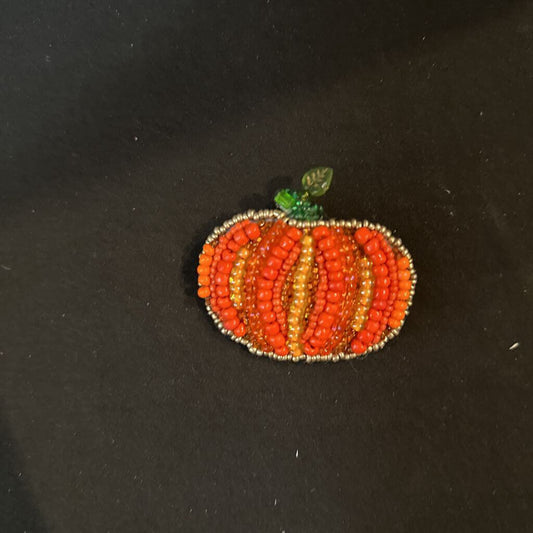 pumpkin brooch