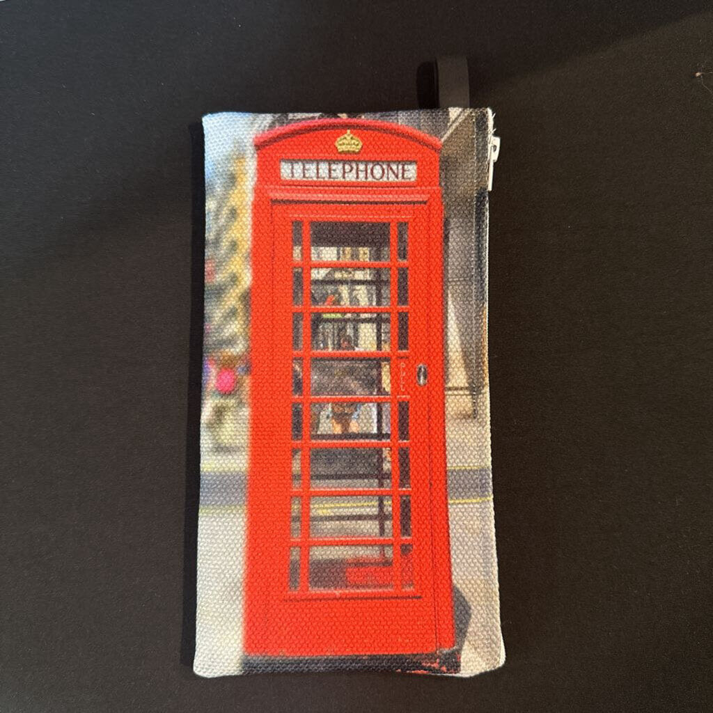 london telephone box accessories pouch