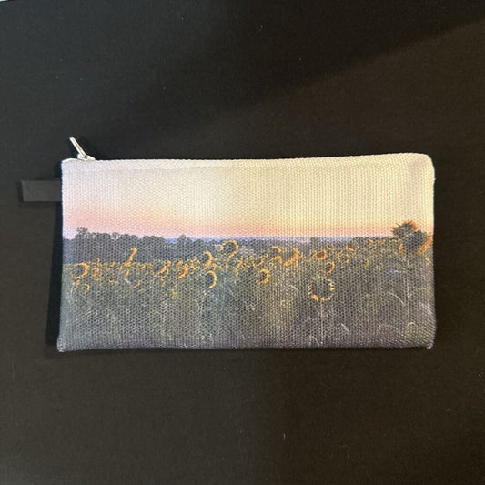 sunflower field accessories pouch