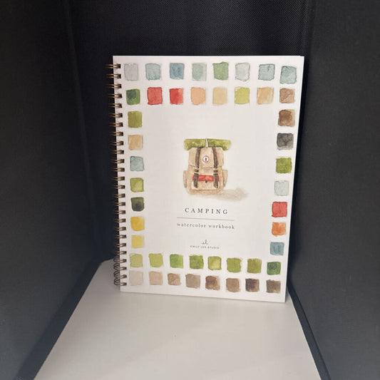 Camping Watercolor Workbook