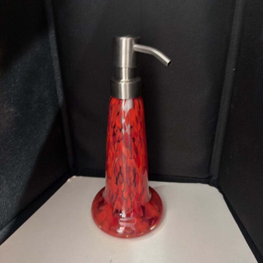 Glass Blown Soap Dispenser