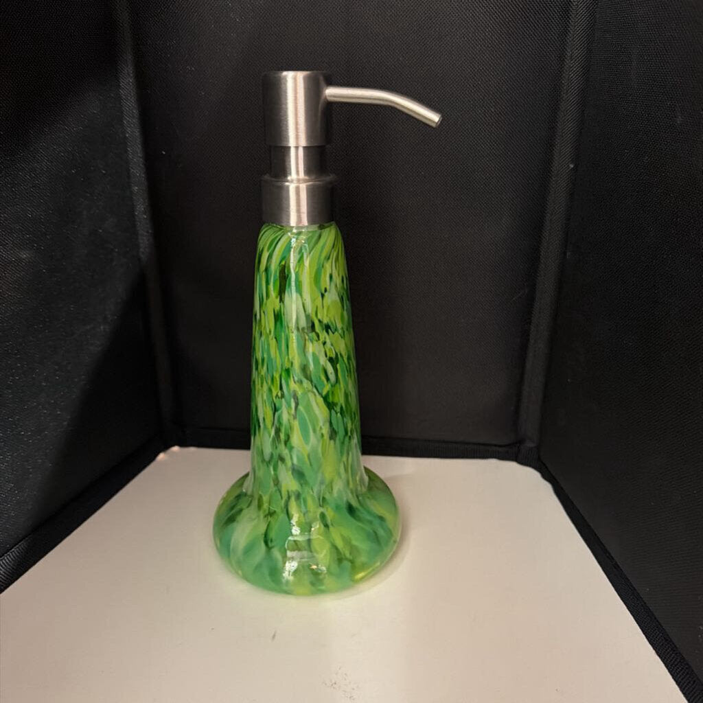 Glass Blown Soap Dispenser