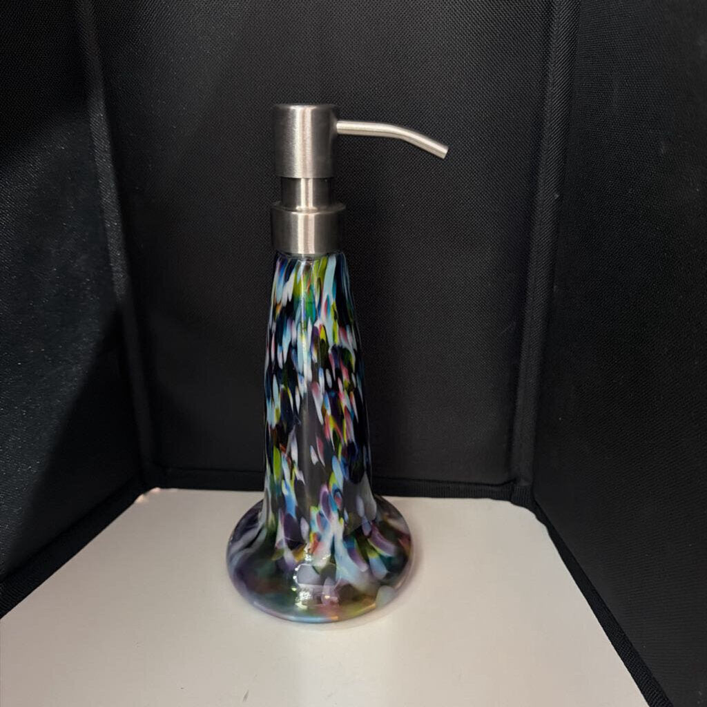 Glass Blown Soap Dispenser
