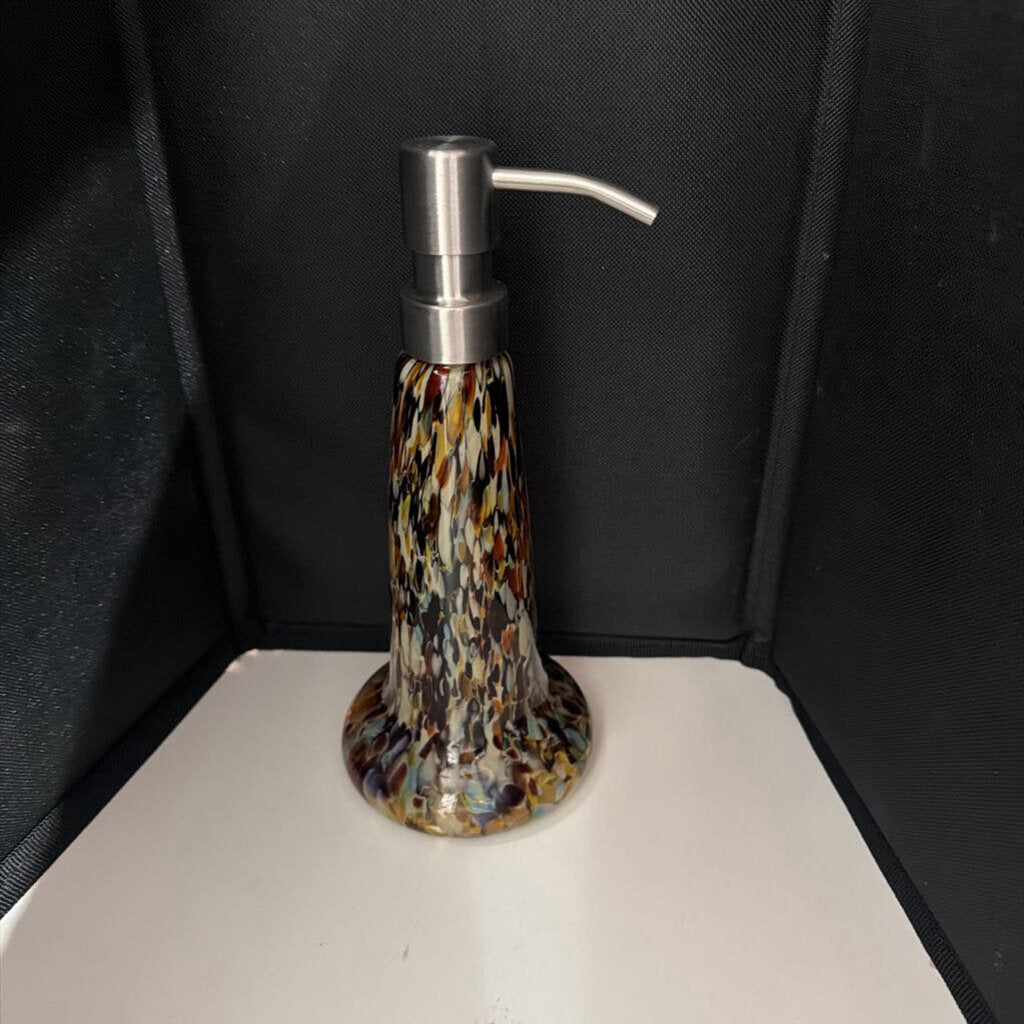 Glass Blown Soap Dispenser