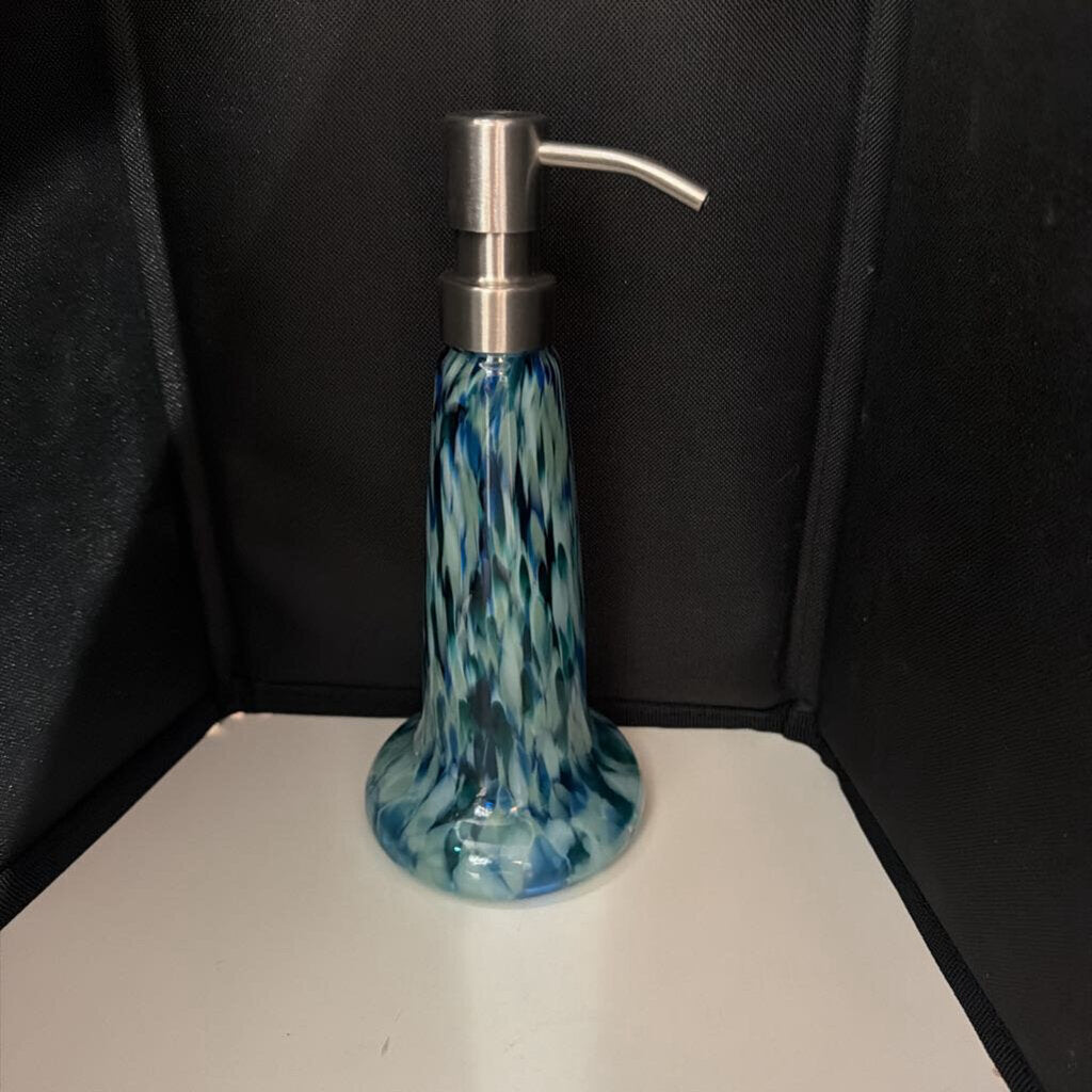 Glass Blown Soap Dispenser