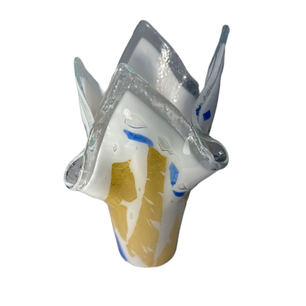 All That Glitters Handkerchief Vase