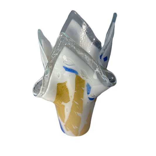 All That Glitters Handkerchief Vase