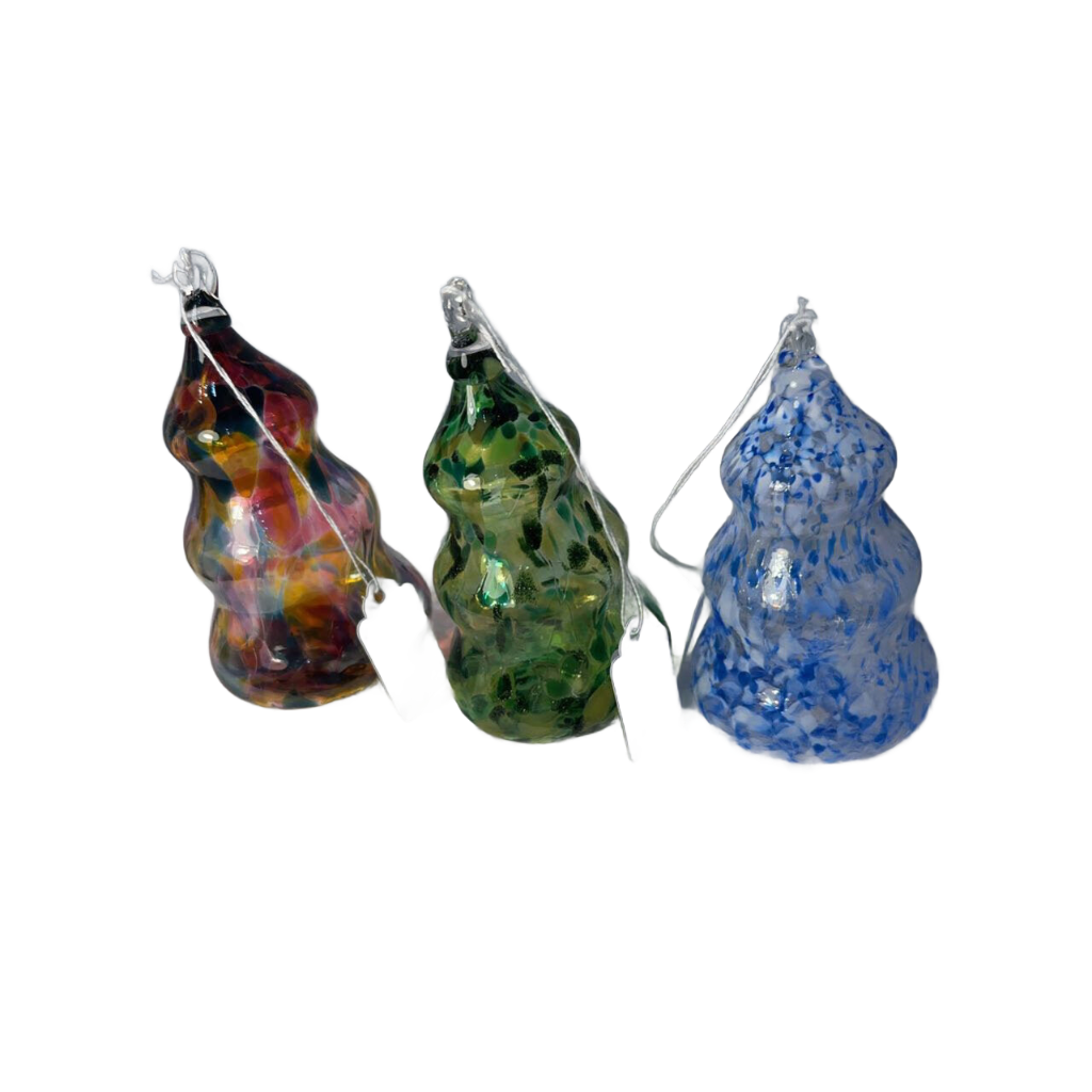 Glass Tree Ornament
