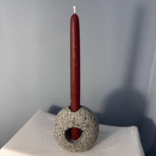 Silhouette Stone Candleholder